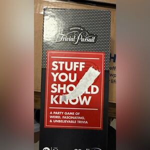 Trivial Pursuit Stuff You Should Know Trivia Game - Red